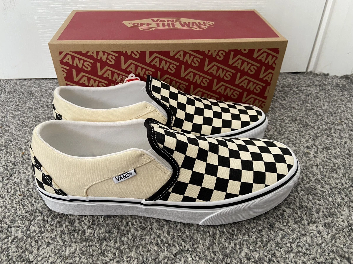 Vans checkerboard plimsolls cheap