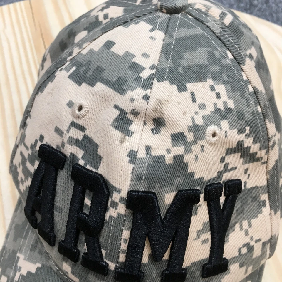 Army Rothco Baseball Cap Mens Brown Camo One Size Adjustable Embroidered Logo - Image 4 of 4