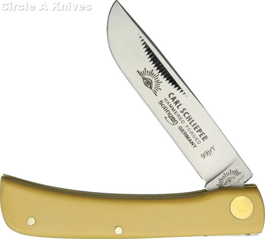 Cuchillo para cubiertos marca alemana Eye - #GE99JRY CLODBUSTER - Mango amarillo - ALEMANIA Foto 2 de 3