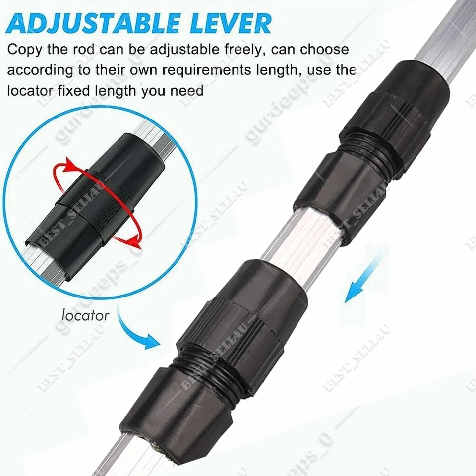 1.3M Telescopic Fishing Landing Nets Folding Handle Bird Fish Catch Release Pond - Image 2 of 4