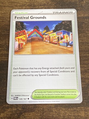 pokemon card fest Festival Grounds 149/167 TCG Twilight Masquerade S1380* and Chikorita The Top 10 Must-Have Pokémon