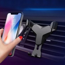 1X Universal Mobile Car Phone Holder Air Vent Gravity Design Mount Cradle Stand