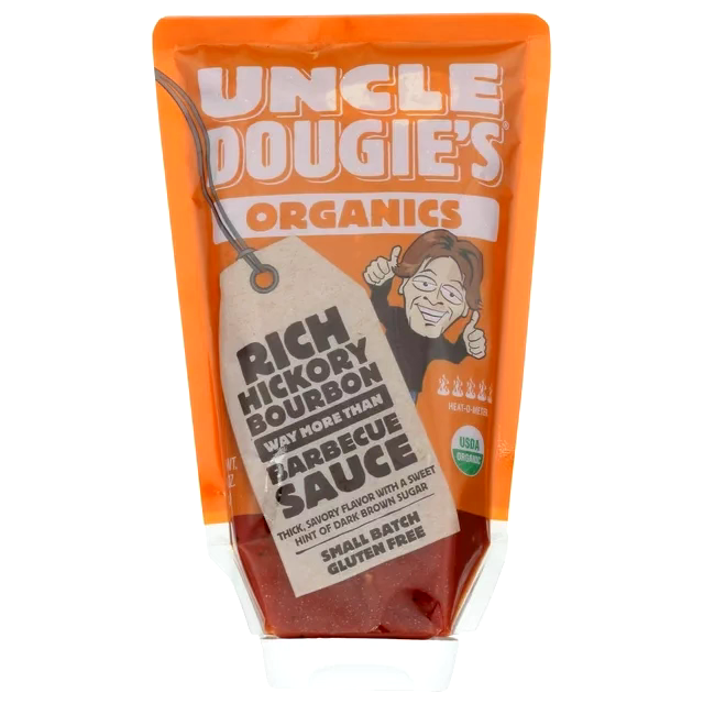 Uncle Dougie'S Rich Hickory Bourbon Bbq Sauce, Oz 2Pack
