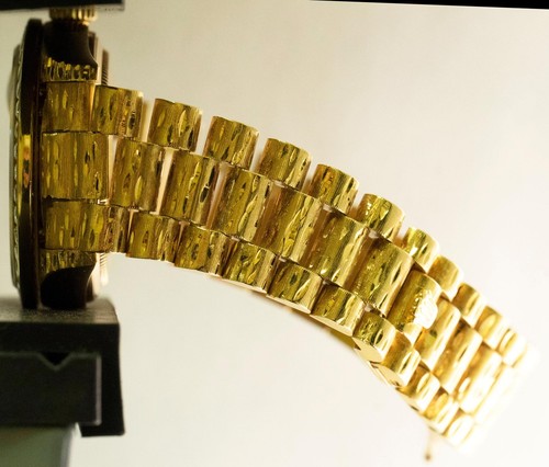 MINT Rolex Day-Date President DIAMOND MALACHITE GREEN 36mm 18K Yellow Gold 18038 - Picture 10 of 10