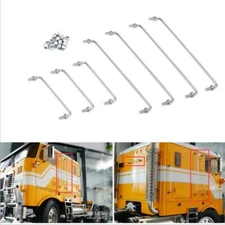 LESU Metal Cabin Handrail for 1/14 RC For TAMIYA  Tractor Truck Model
