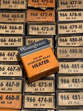 Westinghouse Type MW Overload Relay HeaterElements - Many Sizes