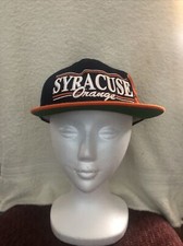 Vintage Syracuse University Deadstock Orange Baseball Hat Snapback