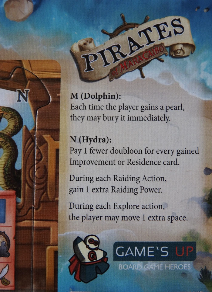 Pirates of Maracaibo – New Figureheads | Promo Mini Expansion | New | English - Image 3 of 4