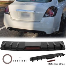 For Nissan Altima S Sl Sv Rear Bumper Diffuser Fins Spoiler Reflective Strips For Nissan Altima S Sl Sv Rear Bumper Diffuser Fins Spoiler Reflective Strips