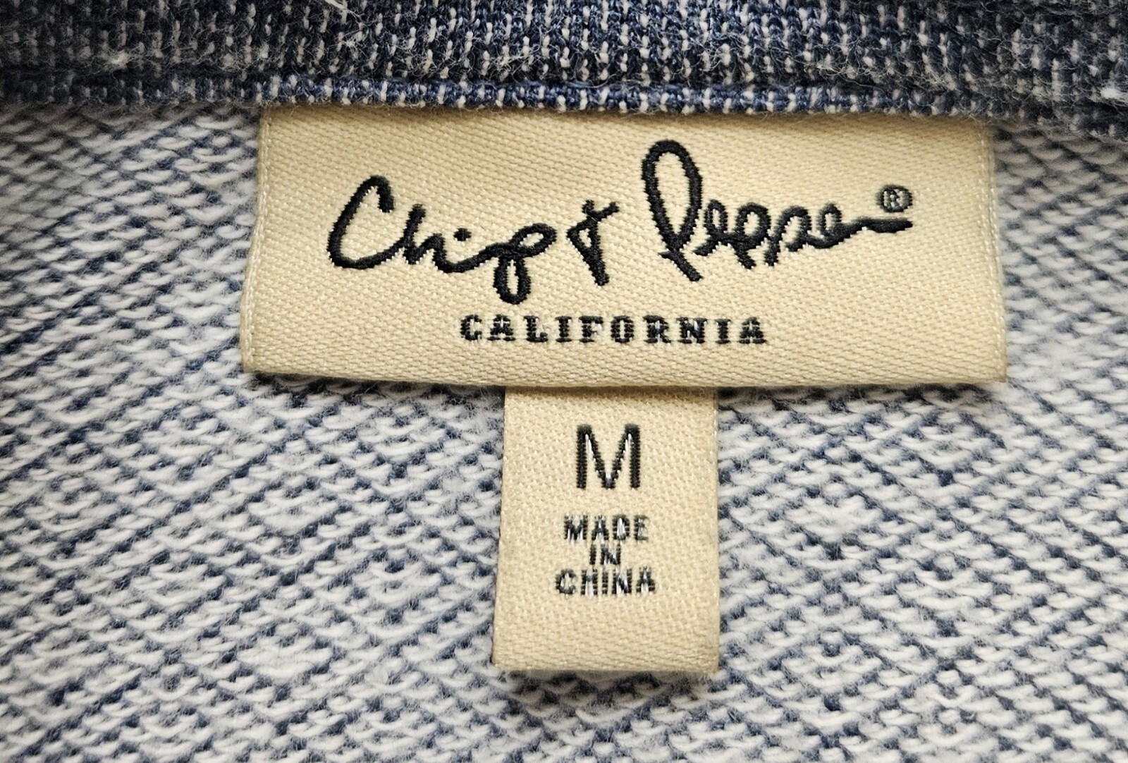 Chip & Pepper Multi Fabric Pullover Hoodie Blue S… - image 7