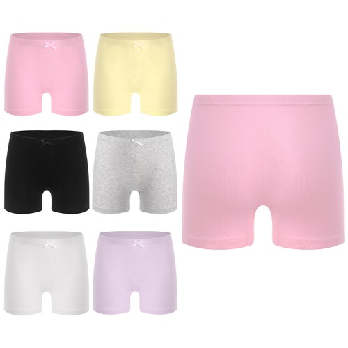 Kids Girls Panties Daily Wear Shorts Safety Short Underwear Yoga Mid Waist Gym - Picture 4 of 80