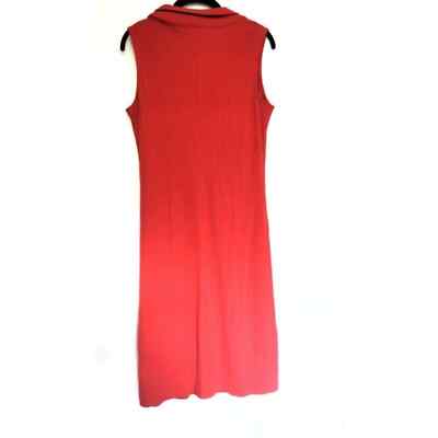 open lace back dress Ann Taylor LOFT Orange Sleeveless Casual Sundress with Flounce main image 0