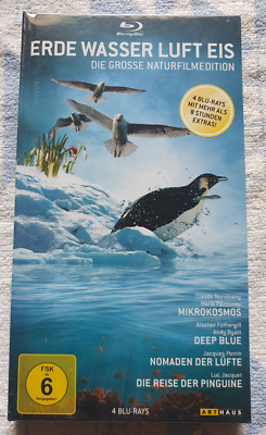 Erde, Wasser, Luft, Eis - Die grosse Naturfilmedition [Blu-ray]  NEU OVP  