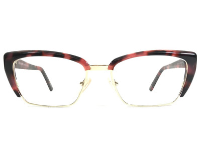 Andy Wolf Eyeglasses Frames 5027 col.h Brown Red Tortoise Gold Cat Eye 53-17-140