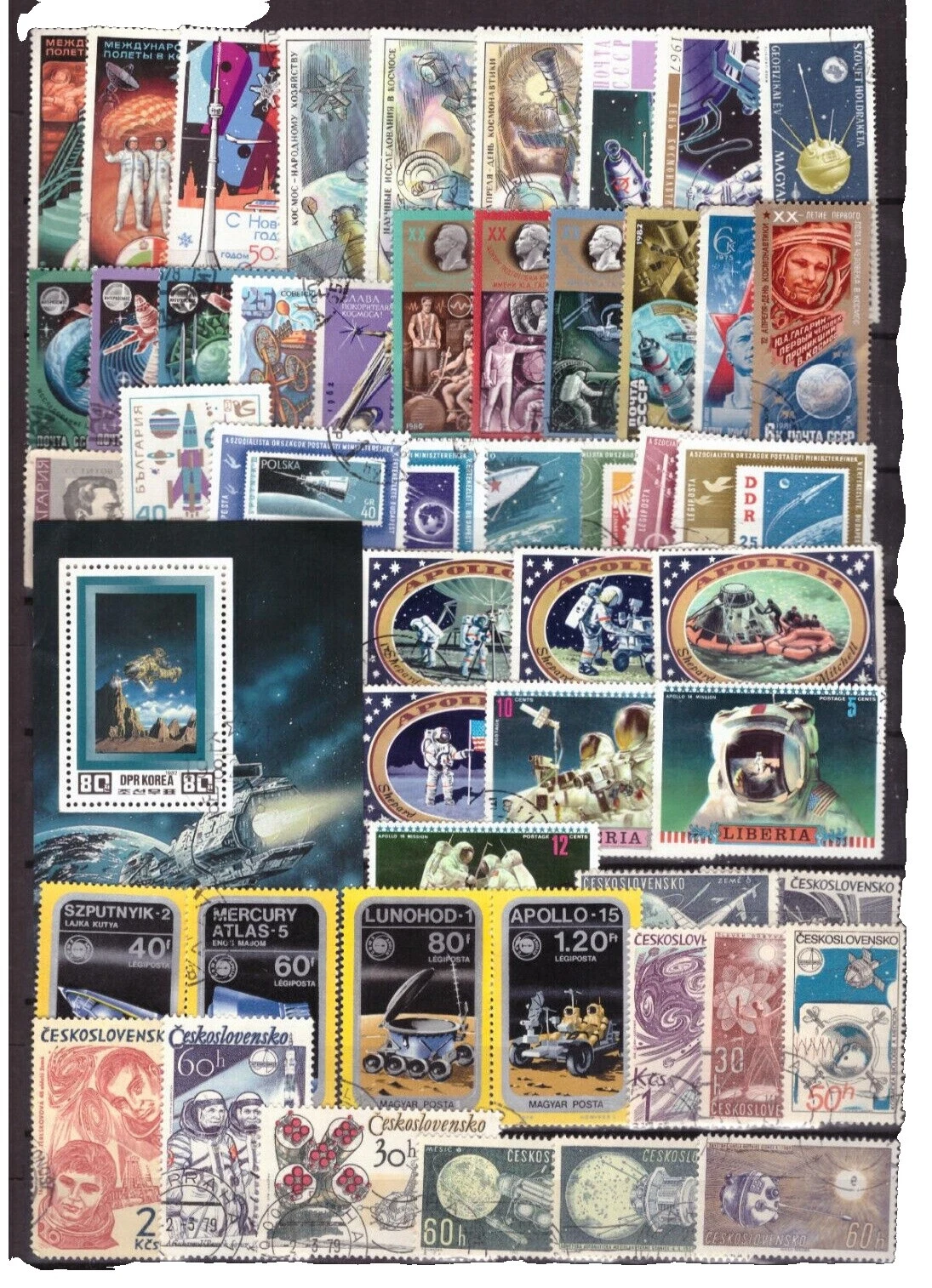 Space Worldwide Stamp Collections & Lots