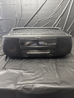 90's Sharp WQ CH400 5 Disc CD Changer And Double Cassette Tested