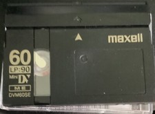 Maxell Panasonic 1 Cassette -DV-60 Mini DV Digital Video Cassette LP90