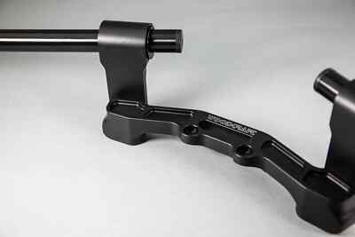 DUCATI 2015-2020 SCRAMBLER FULL THROTTLE WOODCRAFT CLIPON ADAPTER PLATE - 75mm