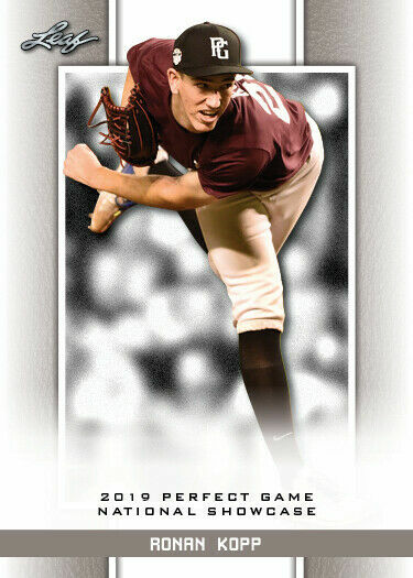 Ronan Kopp 2019 Blatt Perfekt Spiel Zoll Schwarz Parallel Rookie Card ! Ltd 45 Ronan Kopp 2019 Blatt Perfekt Spiel Zoll Schwarz Parallel Rookie Card ! Ltd 45