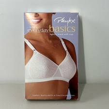 New Playtex Everyday Basics Lightly Lined Soft Cup Bra 5211 White 38B