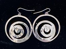 RLM Studio Sterling Silver Circle Dangle Earr...