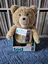 Talking Ted sprechender Plüsch Teddybär - Offizielles Lizenzprodukt NRFB R-rated