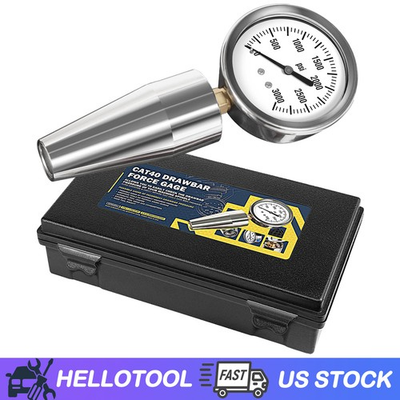 #ad Spindle Drawbar Force Gauge Tester Checker Tool 0 3000PSI for CAT 40 amp; Bt 40 $439.29
