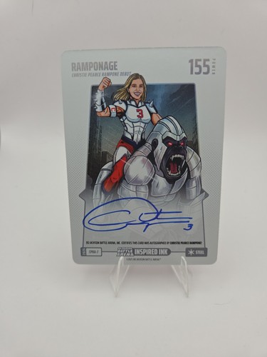 Bo Jackson Battle Arena Griffey Set Christie Pearce Rampone Ramponage Debut Auto
