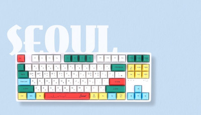 ABKO KN35BT TKL 8K Bluetooth kabelgebundene/kabellose kontaktlose Tastatur Seoul