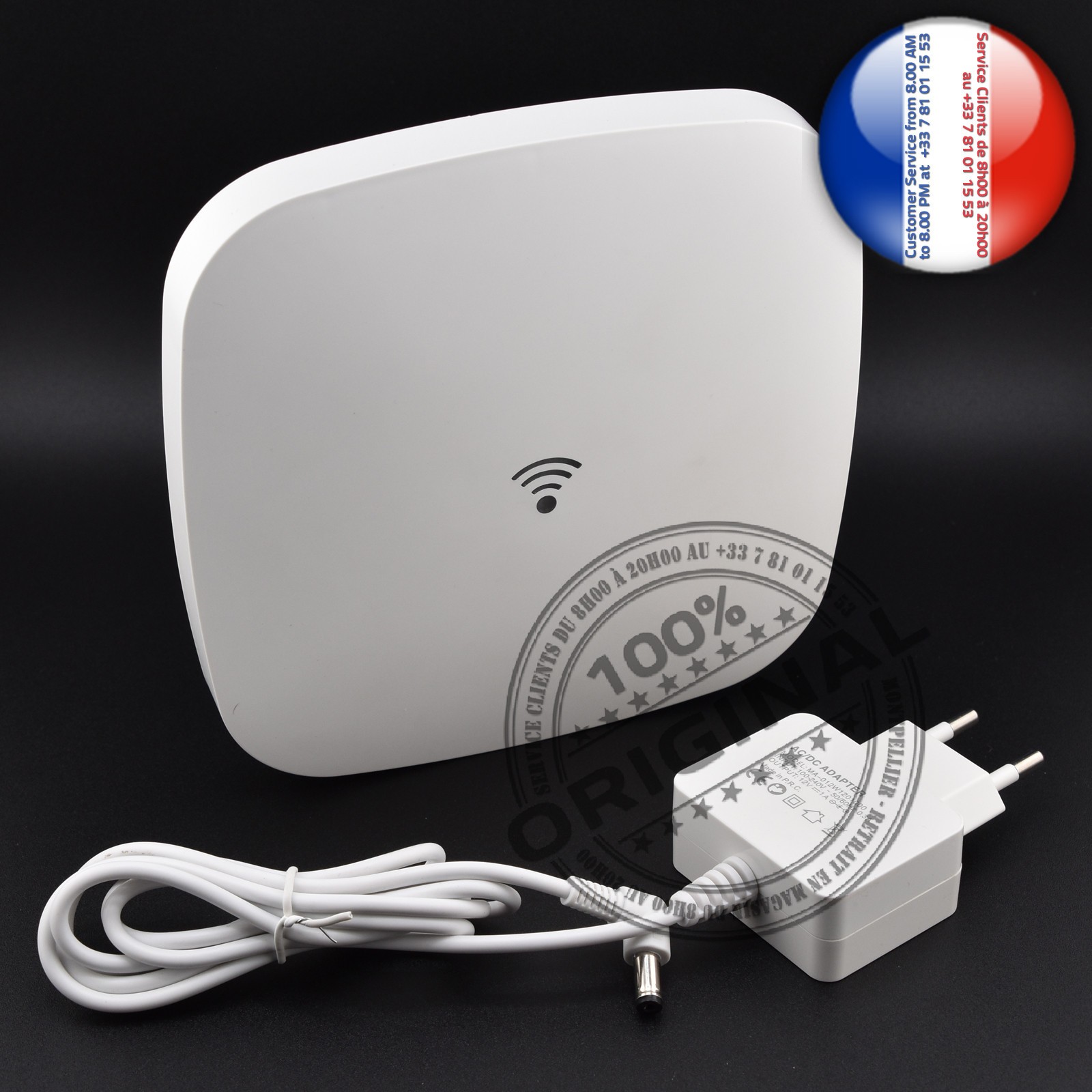 Mini PACK d'Alarme MA-IV avec sirène dissuasive et capteurs infrarouges autonomes