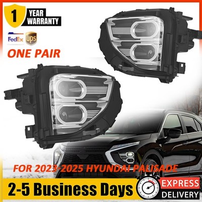NEW Left & Right LED Headlights For 2022-2025 Mitsubishi Eclipse Cross Headlamp