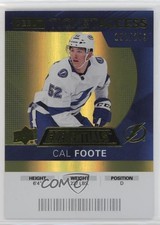 2021 Credentials 2020-21 Debut Ticket Access Yellow 191/249 Cal Foote #121 6o3