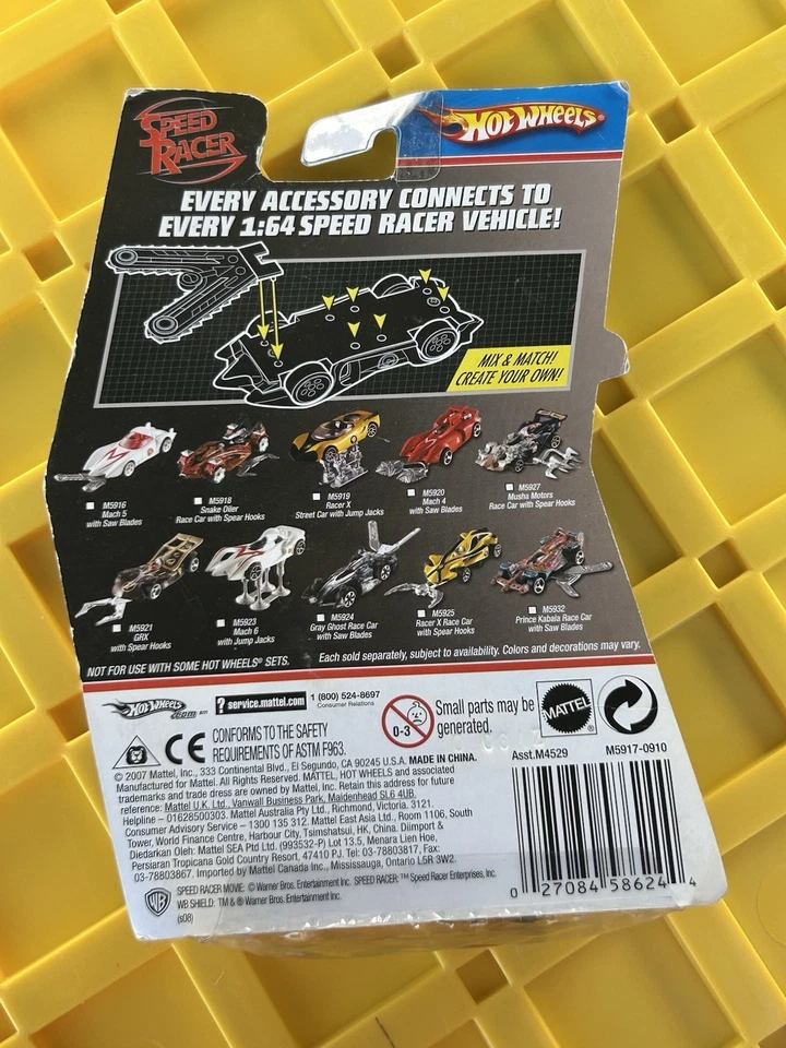Hot Wheels Speed Racer Race-Wrecked Mach 5 con gatos de salto Foto 2 de 2