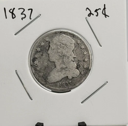 1837-P Capped Bust Quarter — photo from the most recent tracked eBay sale