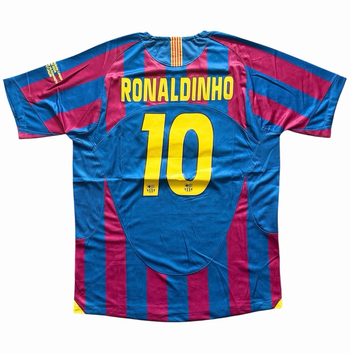 FC Barcelona Men Ronaldinho International Club Soccer Fan Apparel