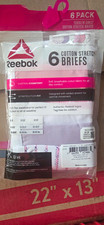 Reebok Girls 6-Pack Cotton/Spandex Brief Unde...