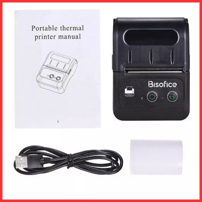Bisofice Mini BT WLAN 58mm Thermo Bondrucker, USB, ESC/POS Unterstützung