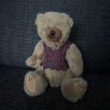 Vintage 1993 TY Cody bear fully jointed Beanie Baby soft plush teddy