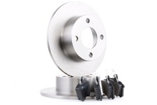 Bremsenset Bremsscheiben +Bremsbeläge Hinten für AUDI 80 Limousine (8C2, B4)