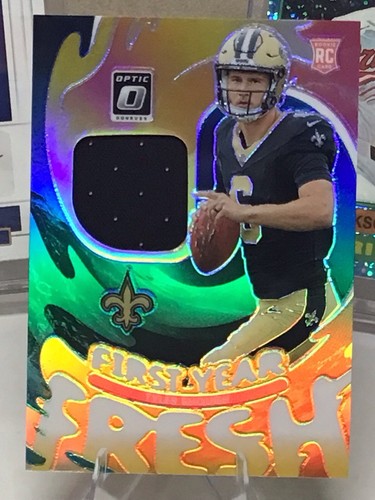 2025 Donruss Optic Tyler Shough Neon Blue (RAW)