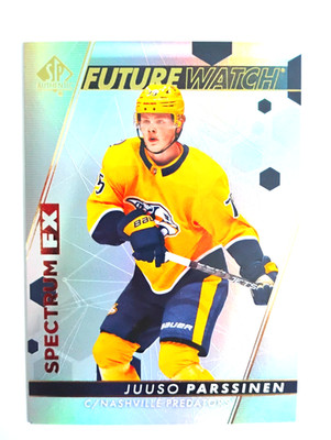 22 23 SP AUTHENTIC FUTURE WATCH ROOKIE SPECTRUM FX BOUNTY JUUSO PARSSINEN S-60