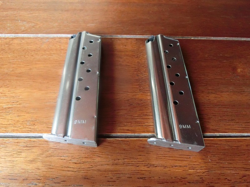 Kimber 1911 9MM 9 Round Magazines 1100307A  Lot Of 2 Pair