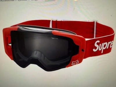 Supreme Fox Racing Vue Goggles Red SS18 KRKS | eBay