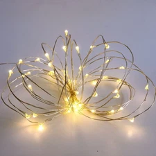 2 Pack 50 Count Mini Led Fairy Lights,Battery Operated String Light with Wate...