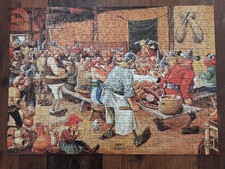 Asterix Festmahl 500 Teile 46 x33 cm komplett mit original-großer Vorlage