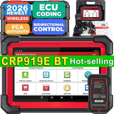 2026 LAUNCH X431 CRP919E BT KFZ OBD2 Diagnosegerät ALLE System ECU Coding DE