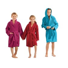 REDBEST Kinder-Bademantel "Chicago" mit Kapuze Walk-Frottier