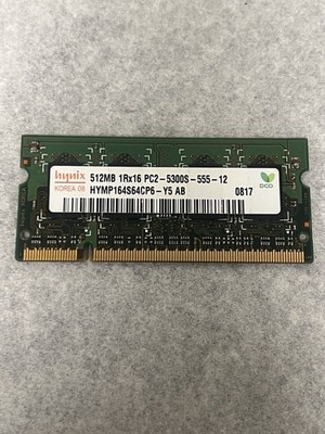 Hynix 512MB DDR2 667MHz PC2-5300S Laptop RAM SO-DIMM
