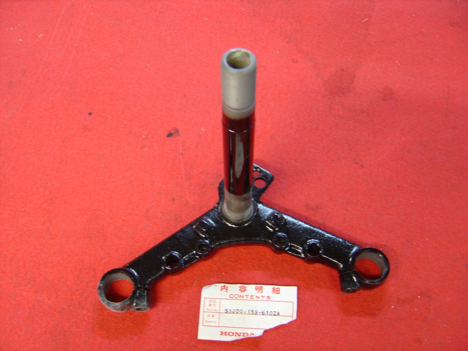 Té de fourche inférieur CY80Z 79 pour restauration de moto vintage