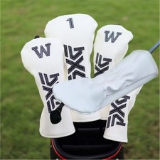 Golf Club Headcover Driver Fairway Woods Hybrid Covers 135UT For PXG White Black